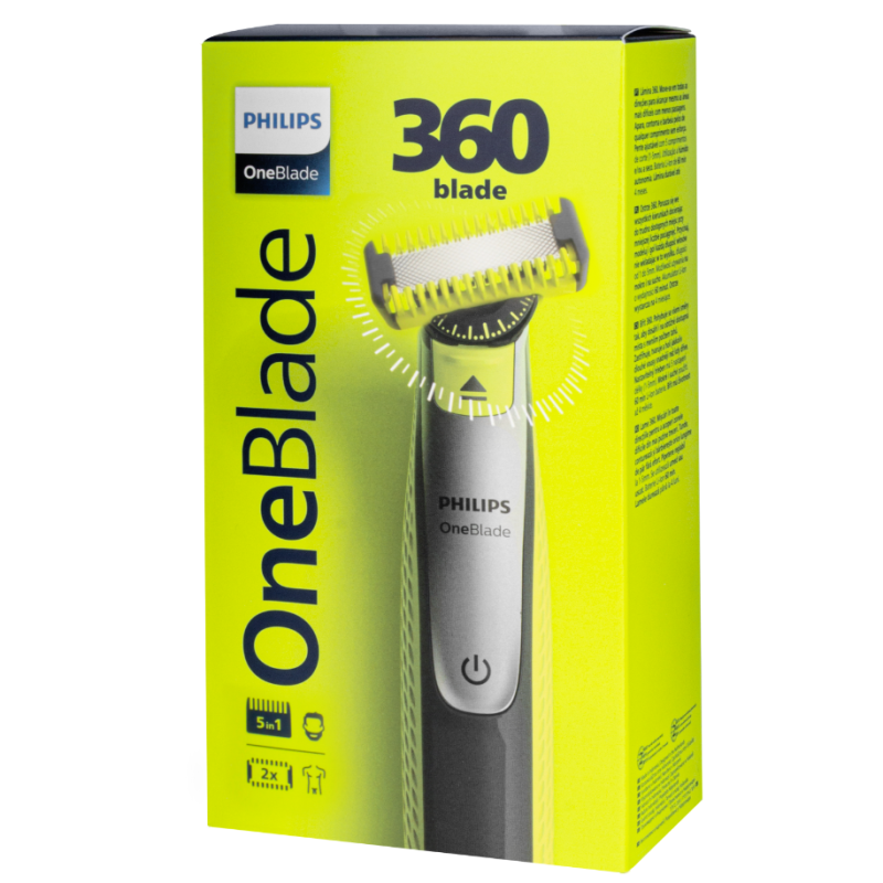 Maszynka Philips Oneblade QP2834/20 -/QP2830 + Ostrze Philips Oneblade SkinProtect QP229/52 1szt. + etui