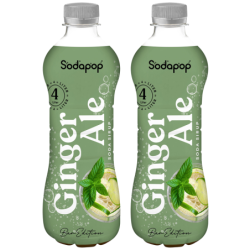 2x Syrop SODAPOP Bar-Edition Ginger 500ml
