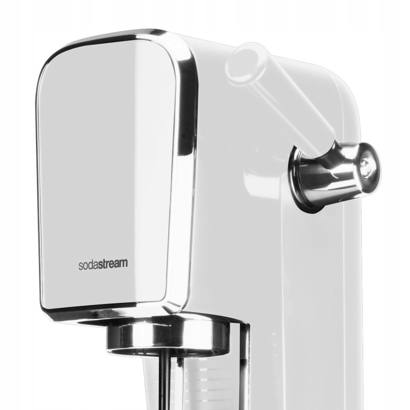 Saturator SodaStream Art Biały 1 butelka + Butelki SodaStream 1L Fuse Dwupak Czarne + bolero