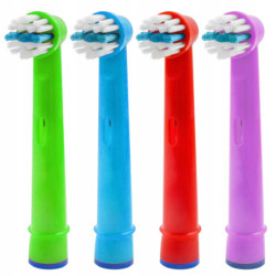 Szczoteczka Oral-b Junior Pro Fiolet + 4x końcówka zamienna EB-10A Color + etui róż