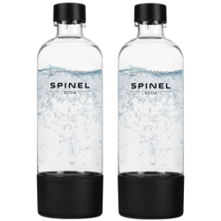 2x Butelka do saturatora SpinelSoda, czarna