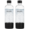 2x Butelka do saturatora SpinelSoda, czarna