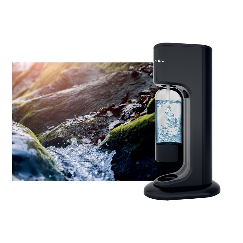 2x Butelka do saturatora SpinelSoda, czarna