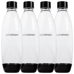 Saturator SodaStream Terra Black + 2 butelki + Dwupak Butelki 1L Fuse Czarne + Bolero