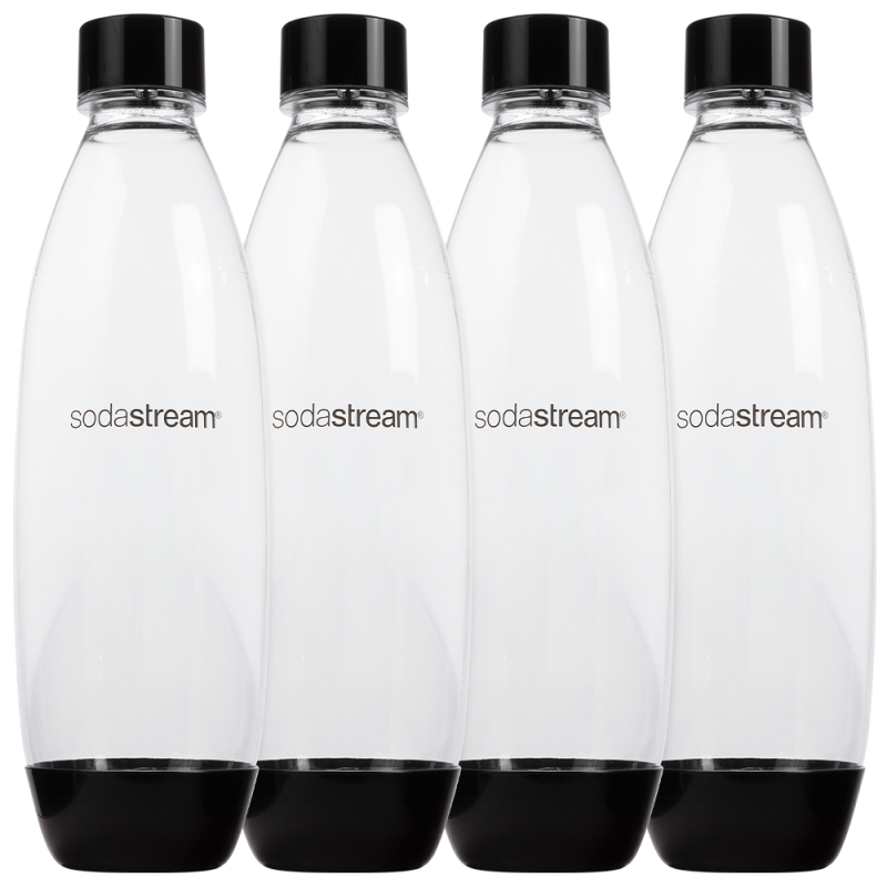 Saturator SodaStream Terra Black + 2 butelki + Dwupak Butelki 1L Fuse Czarne + Bolero