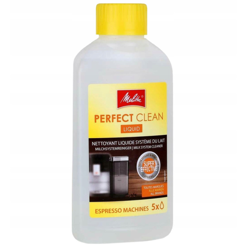 Płyn czyszczący Melitta Perfect Clean 250ml + Odkamieniacz Melitta AntiCalc BIO Liquid