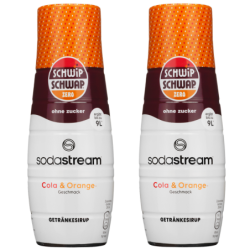 2x Syrop do SodaStream Schwip Schwap Bez Cukru 440 ml