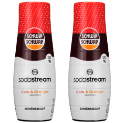 2x Syrop do SodaStream Schwip Schwap Cola Orange