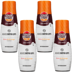 4x Syrop do SodaStream Schwip Schwap Bez Cukru 440 ml