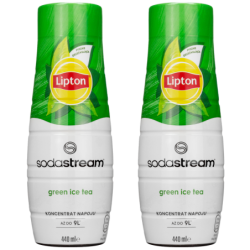 2x Syrop do SodaStream Lipton Ice Tea Zielona Herbata 440 ml