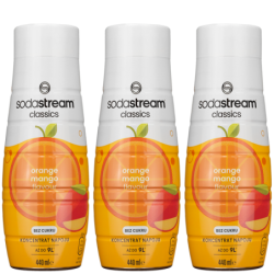 Syrop SodaStream Pomarańcza Mango zero cukru 440 ML x3
