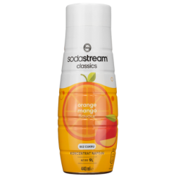 Syrop SodaStream Pomarańcza Mango zero cukru 440 ML x3