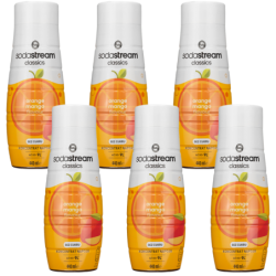 Syrop SodaStream Pomarańcza Mango zero cukru 440 ML x6