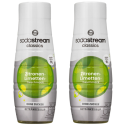 2x Syrop do SodaStream Cytryna Limonka Bez Cukru 440ml