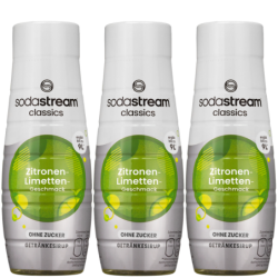 3x Syrop do SodaStream Cytryna Limonka Bez Cukru 440ml