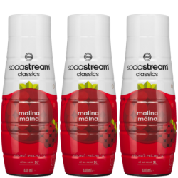 3x Syrop do SodaStream Malina 440ml