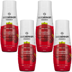 4x Syrop do SodaStream Malina 440ml