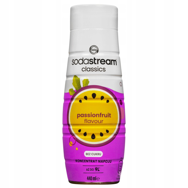 4x Syrop do SodaStream Passionfruit Zero 440ml