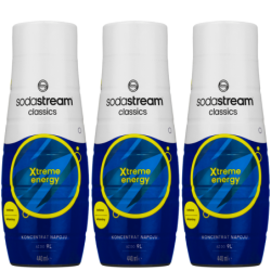 3x Syrop do SodaStream Xtreme Energy 440ml