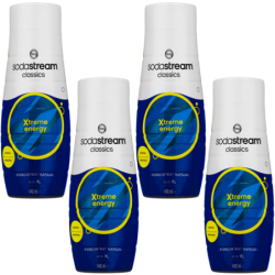 4x Syrop do SodaStream Xtreme Energy 440ml