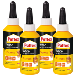 4x Klej do drewna PATTEX Express 75g