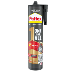 2x Klej montażowy Pattex One4All Błyskawiczna przyczepność 440g