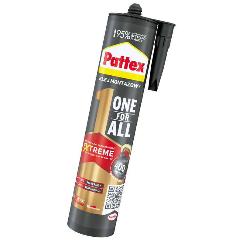 5x Klej montażowy Pattex One4All Błyskawiczna przyczepność 440g