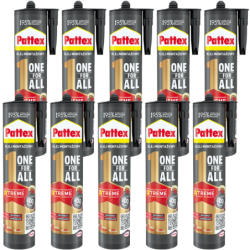 10x Klej montażowy Pattex One4All Błyskawiczna przyczepność 440g