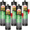 5x Klej montażowy Pattex Fix Decor 380g