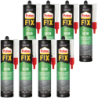 8x Klej montażowy Pattex Fix Decor 380g