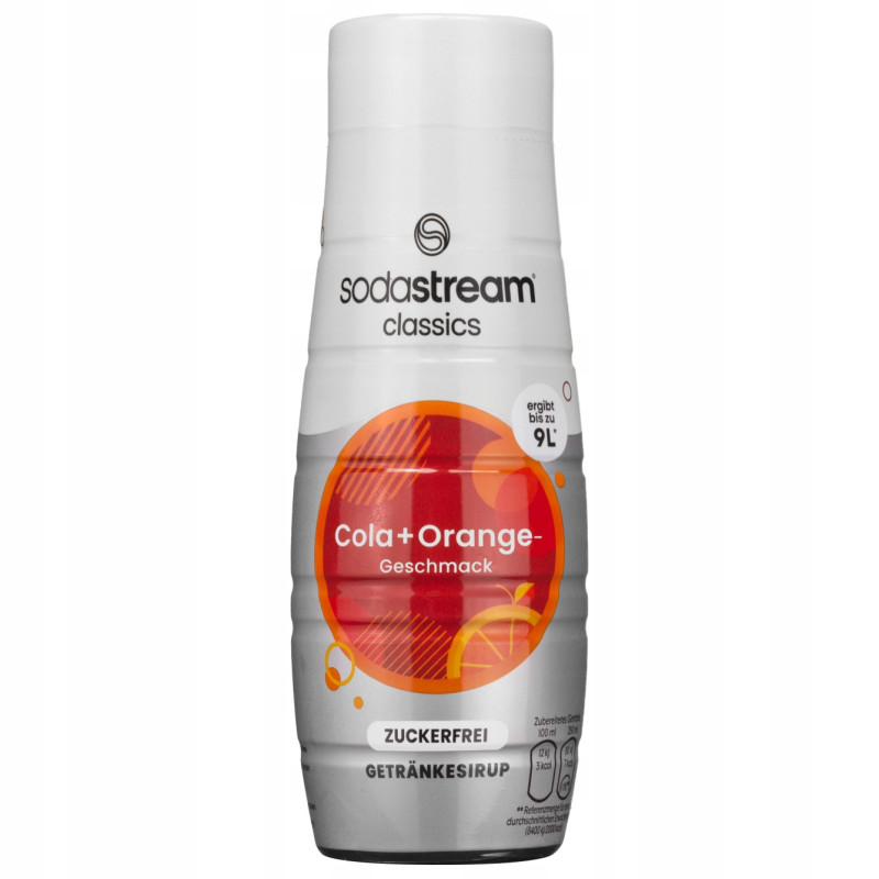3x Syrop do SodaStream Cola + Orange Bez Cukru 440ml