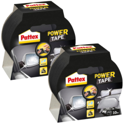 2x Taśma Pattex Power Tape - czarna 48 mm x 10 m