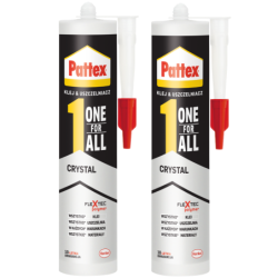 2x Klej montażowy Pattex One4All Crystal 290g