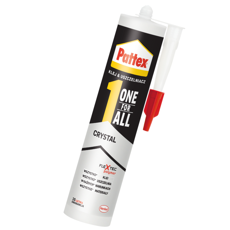5x Klej montażowy Pattex One4All Crystal 290g