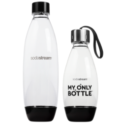 Saturator SodaStream Terra Black jedna butelka + Butelka My Only Bottle Black + bolero