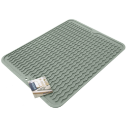 Gumowa mata do suszenia naczyń 40x30,5cm zielona