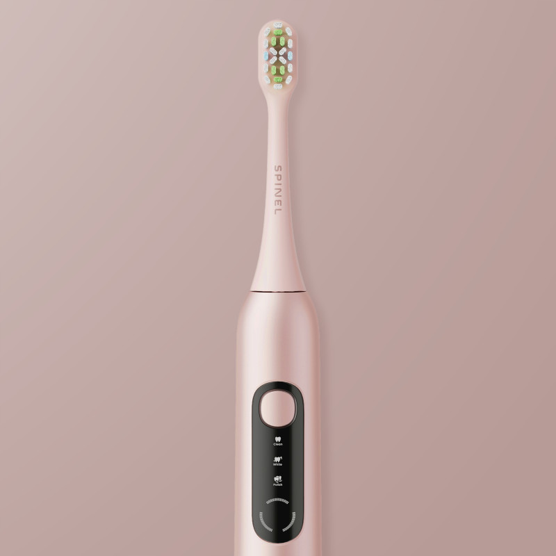 Szczoteczka SpinelCare SmileOn Pink + wykałaczki