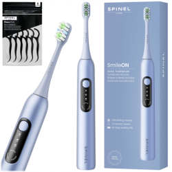 Szczoteczka SpinelCare SmileOn Blue + wykałaczki