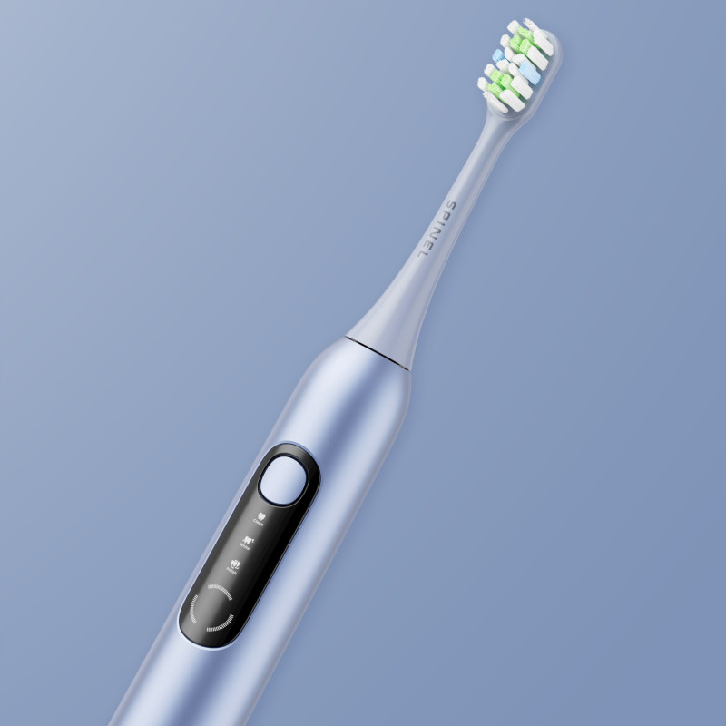 Szczoteczka SpinelCare SmileOn Blue + wykałaczki