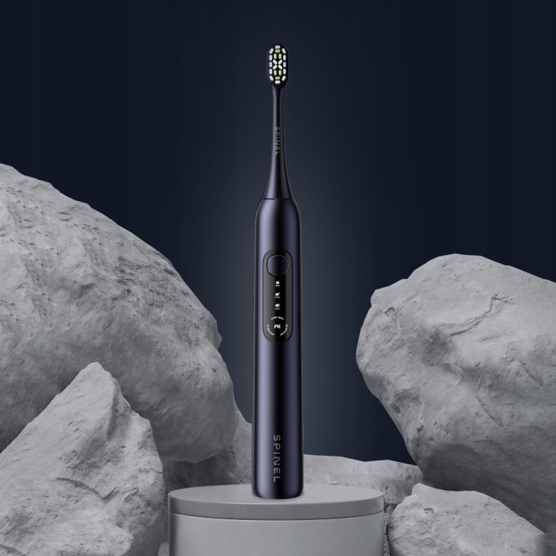 Szczoteczka SpinelCare SmileOn PRO Black + wykałaczki