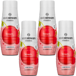 Syrop do SodaStream Wiśnia Bez Cukru 440ml x4
