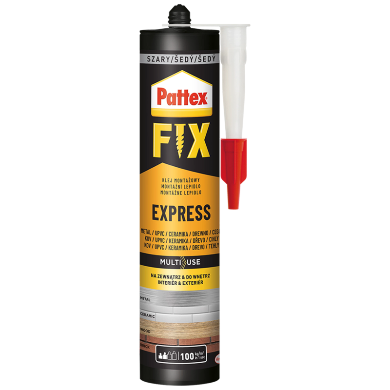 3x Klej montażowy Pattex Fix Express 375g