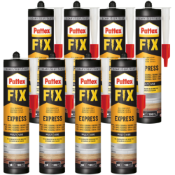8x Klej montażowy Pattex Fix Express 375g