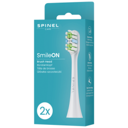 Końcówki do szczoteczki Spinel Care SmileON Białe 2 sztuki