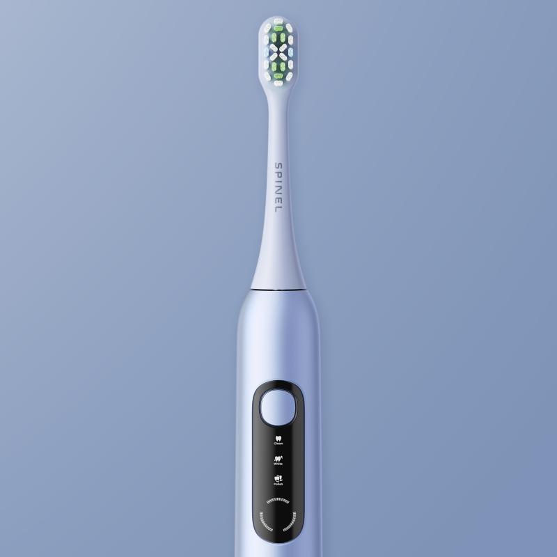 Szczoteczka SpinelCare SmileOn Blue + Końcówki do szczoteczki Spinel Care SmileON Białe 4 sztuki