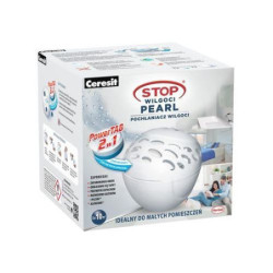 4x tabletka pochłaniacz Ceresit 300g owoc + Urządzenie Ceresit Pochłaniacz Pearl Małe białe 10m2