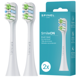 Szczoteczka SpinelCare SmileOn White + 4 białe końcówki