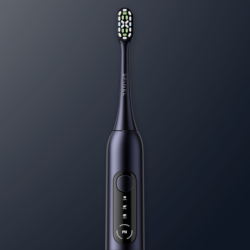 Szczoteczka SpinelCare SmileOn PRO Black + 4 białe końcówki