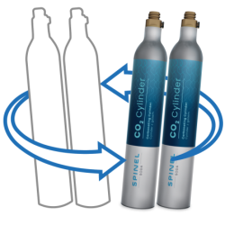 BIOGON C CO2 SPOŻYWCZY 425g zawór jedno/dwu kierunkowy x2