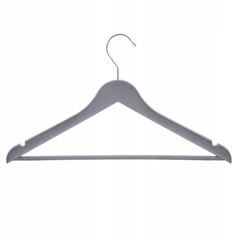 Obrotowe wieszaki na ubrania 42x24cm 3szt szare